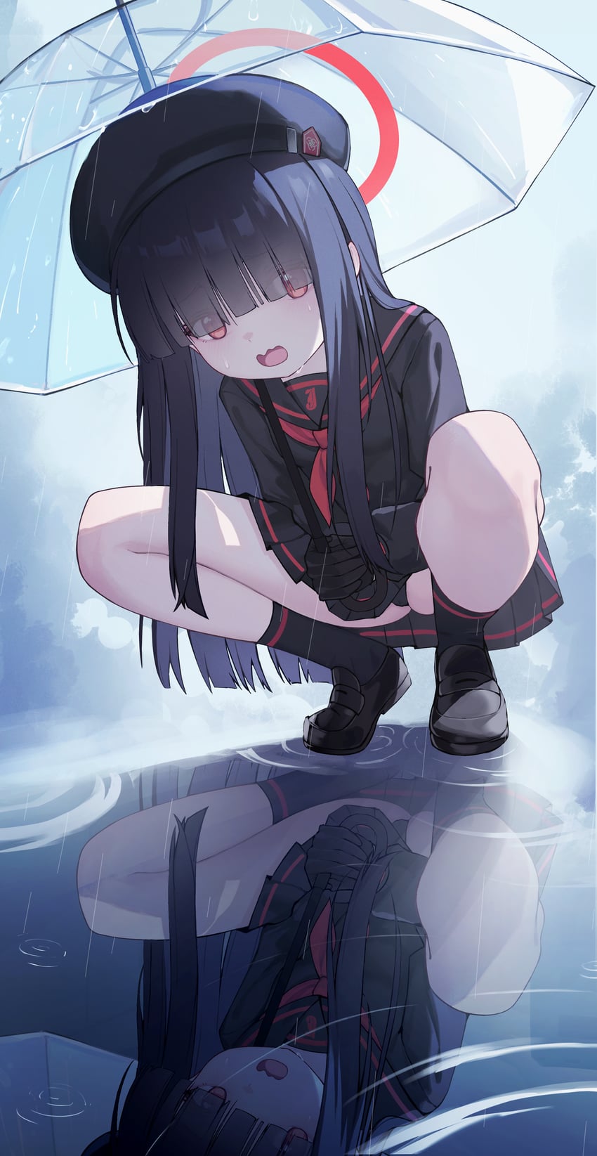 justice task force member (blue archive) drawn by lishu_(2013547716)
