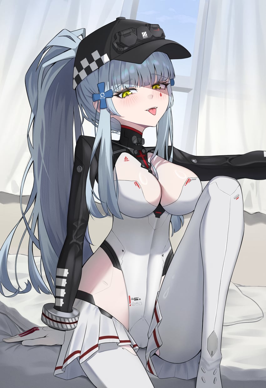 hk416 and klukai (girls' frontline and 1 more) drawn by talo_(63078778)