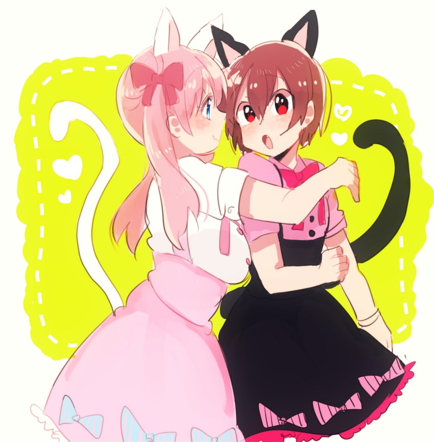 haramura nodoka and miyanaga saki (saki) drawn by inaba_yuzuha