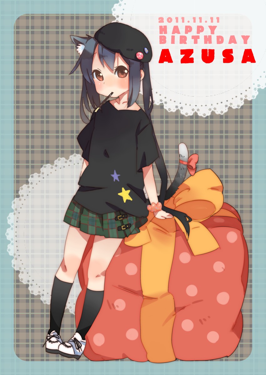 nakano azusa (k-on! and 1 more) drawn by sunameri_oishii