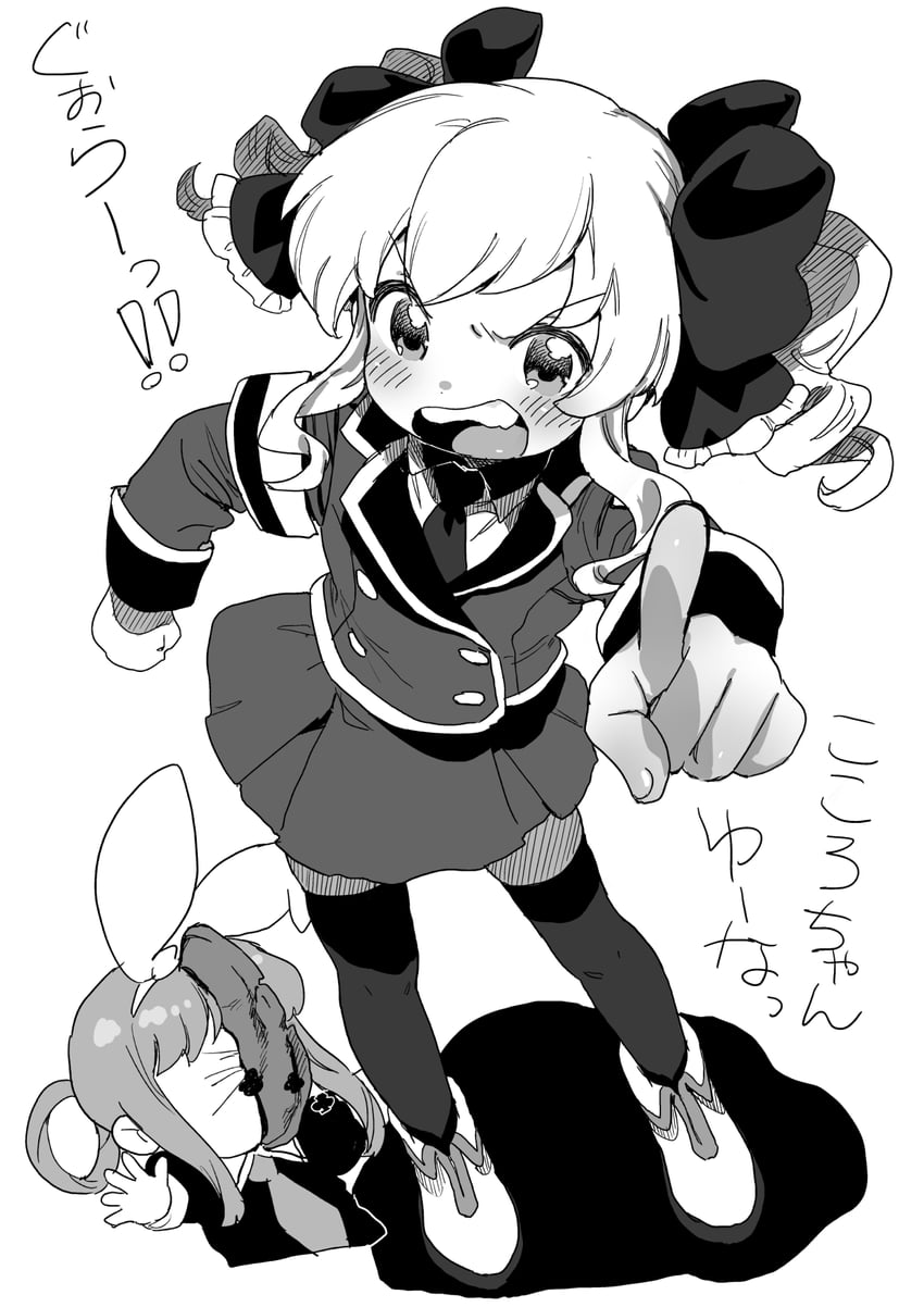 sherlock shellingford and akechi kokoro (tantei opera milky holmes) drawn by mizuno_uchi