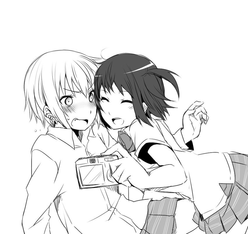 kon futaba and arashiyama hotori (soredemo machi wa mawatteiru) drawn by mizuki_(koko_lost)