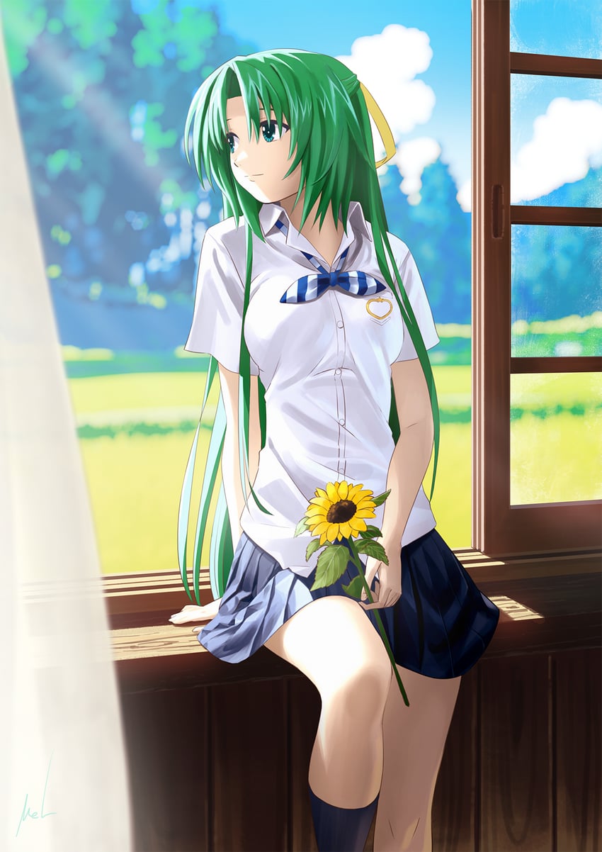 sonozaki shion (higurashi no naku koro ni) drawn by mac_naut