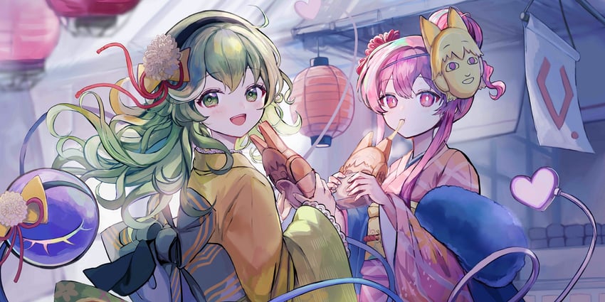 komeiji koishi and hata no kokoro (touhou and 1 more) drawn by pipi_(pipinavigation)