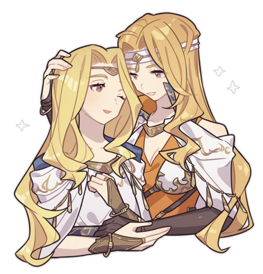 brigid and edain (fire emblem and 1 more) drawn by haconeri