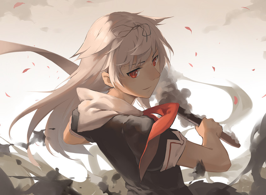 yuudachi and yuudachi kai ni (kantai collection) drawn by huanxiang_heitu