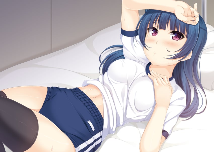 tsushima yoshiko (love live! and 1 more) drawn by hino_minato_(spec.c)
