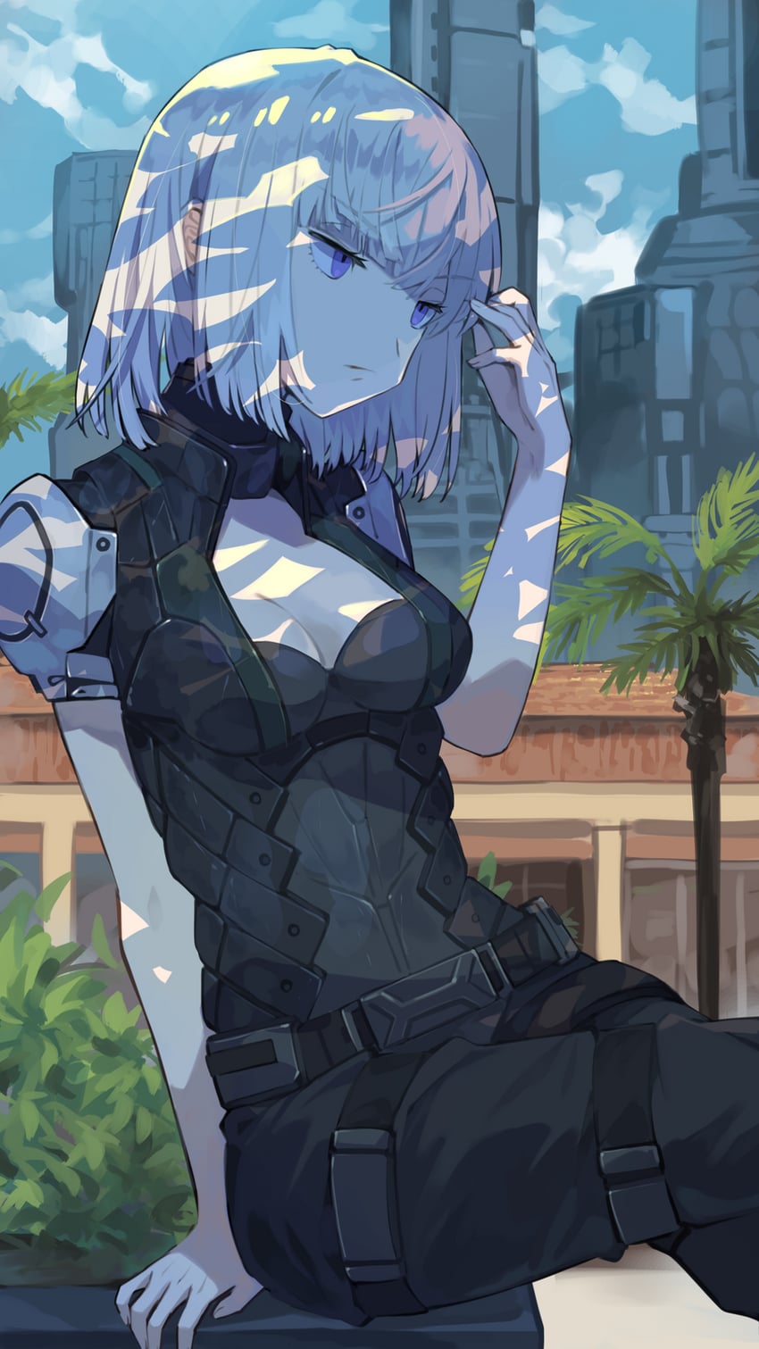 murderess (xenoblade chronicles and 1 more) drawn by asagi1111