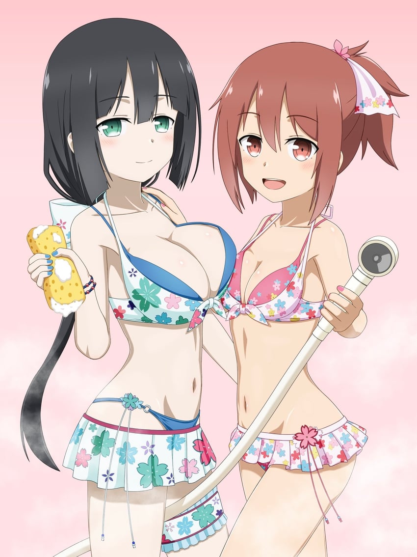 yuuki yuuna and tougou mimori (yuusha de aru and 1 more) drawn by titus_mirror