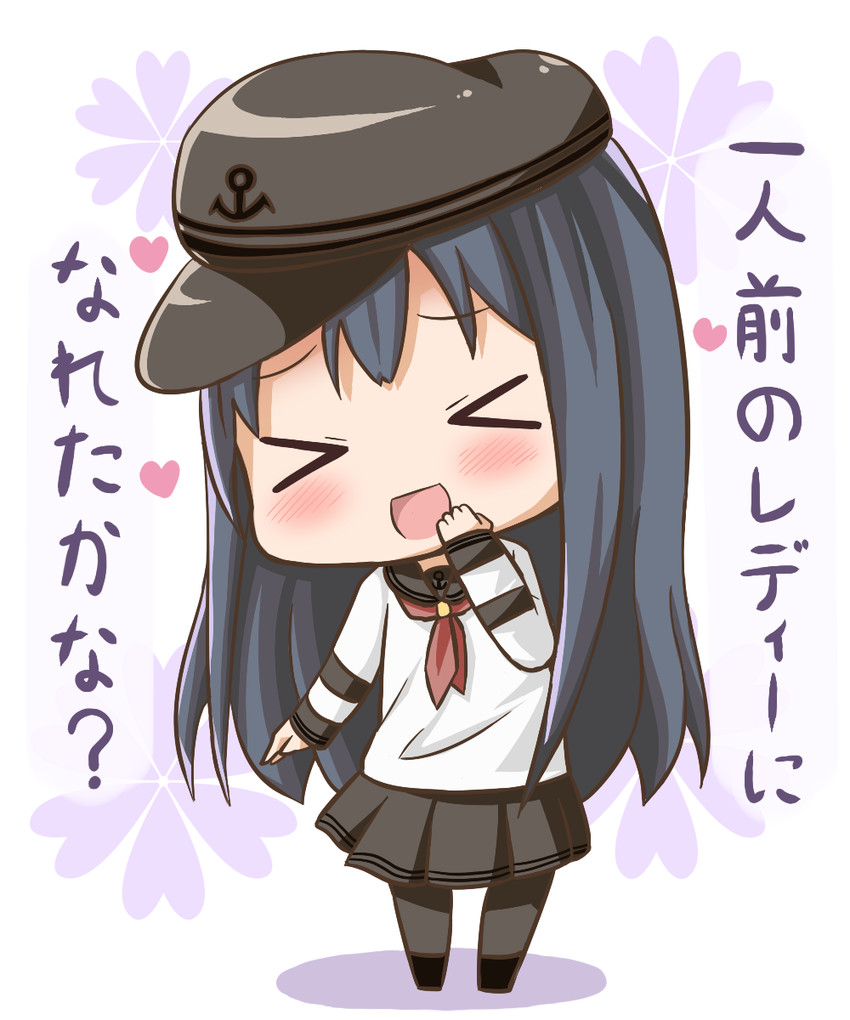 akatsuki and akatsuki kai ni (kantai collection) drawn by hana_kazari