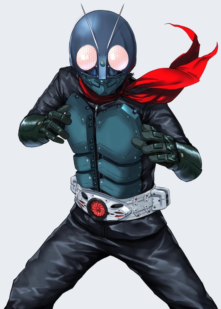 kamen rider 1 (kamen rider and 1 more) drawn by zombie_mogura