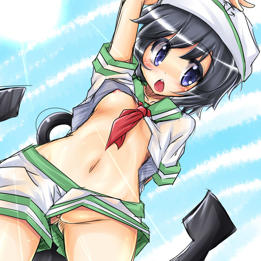 murasa minamitsu (touhou) drawn by shimo_(depthbomb) and tora_(torayarou)
