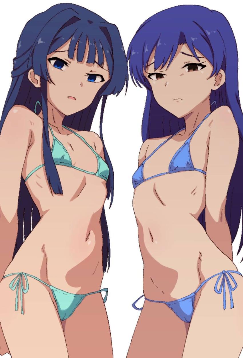 kisaragi chihaya and mogami shizuka (idolmaster and 1 more) drawn by magusancients