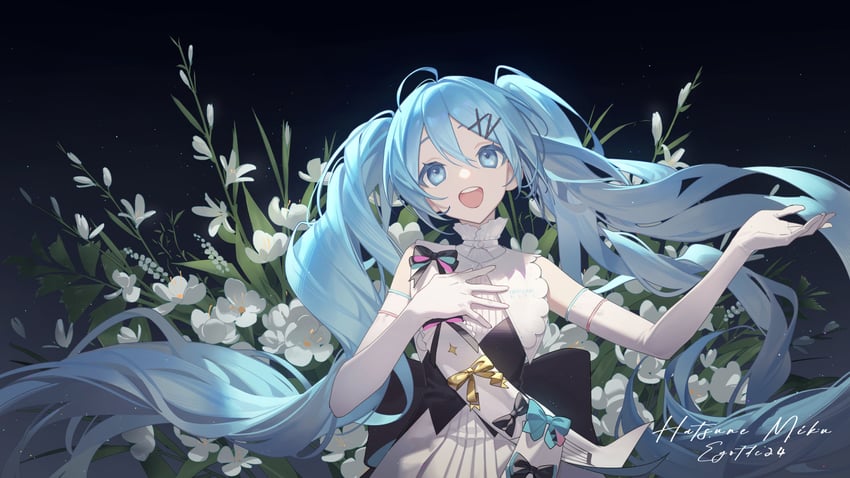 hatsune miku (vocaloid and 1 more) drawn by sougishi_ego