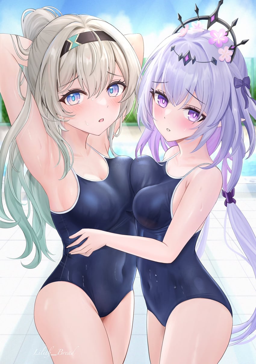 firefly and castorice (honkai and 1 more) drawn by lilith_shall