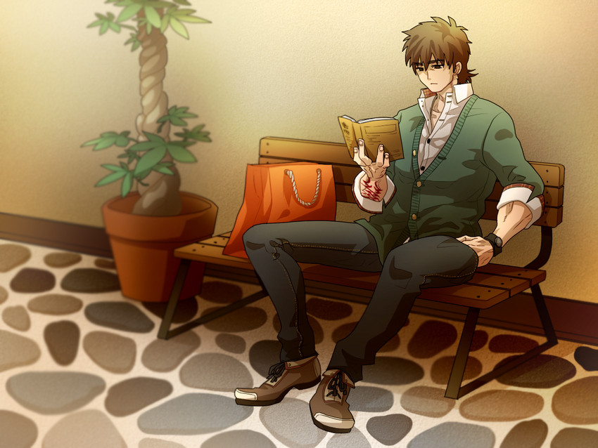 kotomine kirei (fate and 1 more) drawn by akei