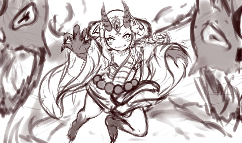 ibaraki douji (fate and 1 more) drawn by mikan_susano_o