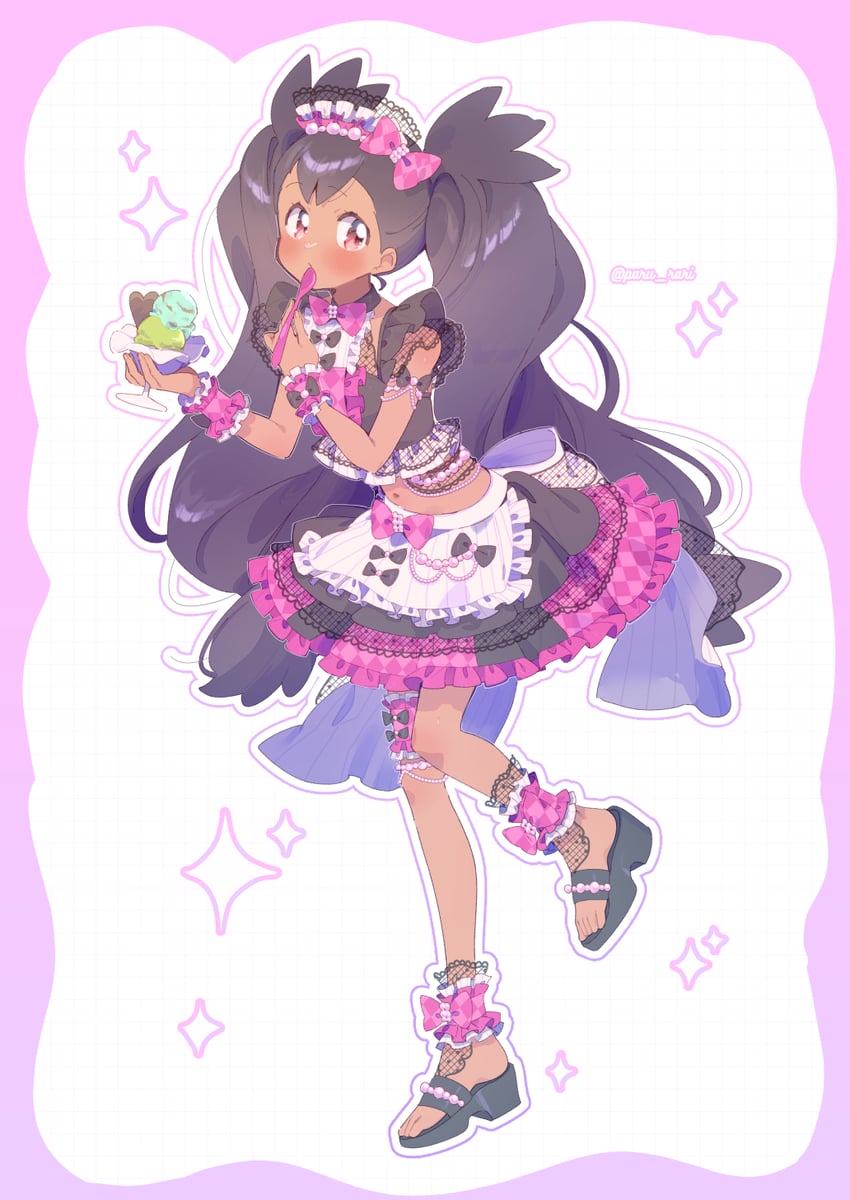 iris (pokemon and 3 more) drawn by serizawa_serizane