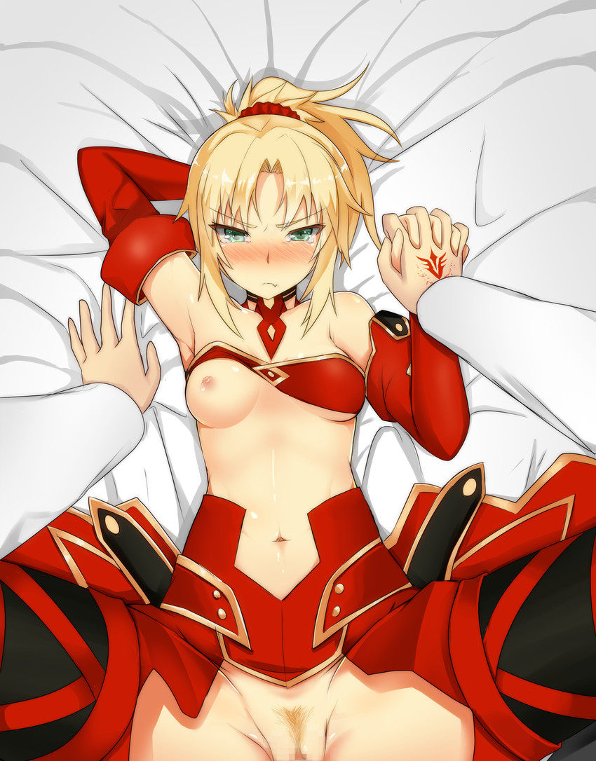 fujimaru ritsuka and mordred (fate and 2 more) drawn by yagyuu_katsuda