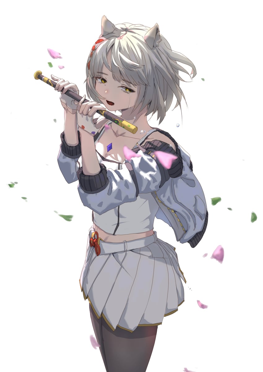 mio (xenoblade chronicles and 1 more) drawn by asuka-w