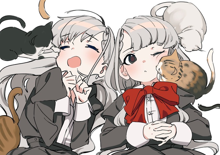 hisakawa hayate and hisakawa nagi (idolmaster and 2 more) drawn by wwwrkgk