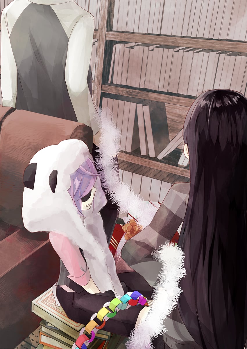 sasa kazamori, inga, and yuuki shinjuurou (un-go) drawn by amrta