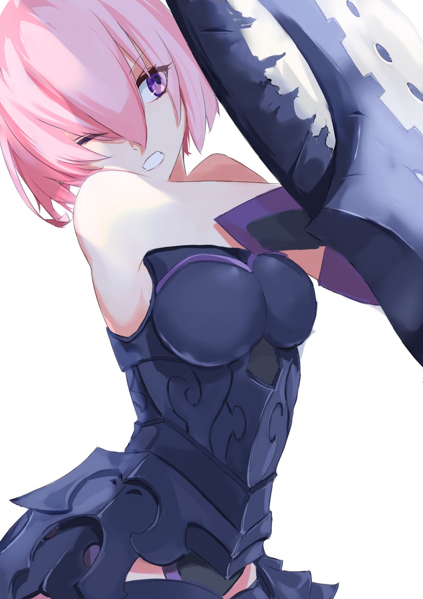 mash kyrielight (fate and 1 more) drawn by nes_0
