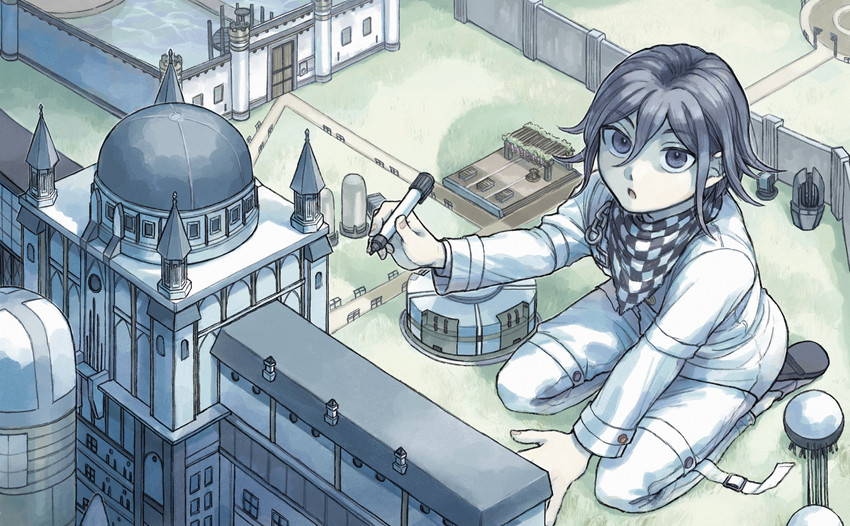 oma kokichi (danganronpa and 1 more) drawn by kudo_(kddrv3)