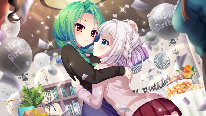 nishidate haku, haeno akari, bandou mikuru, and shirokita kuroha (re:stage!) drawn by izumi_tsubasu