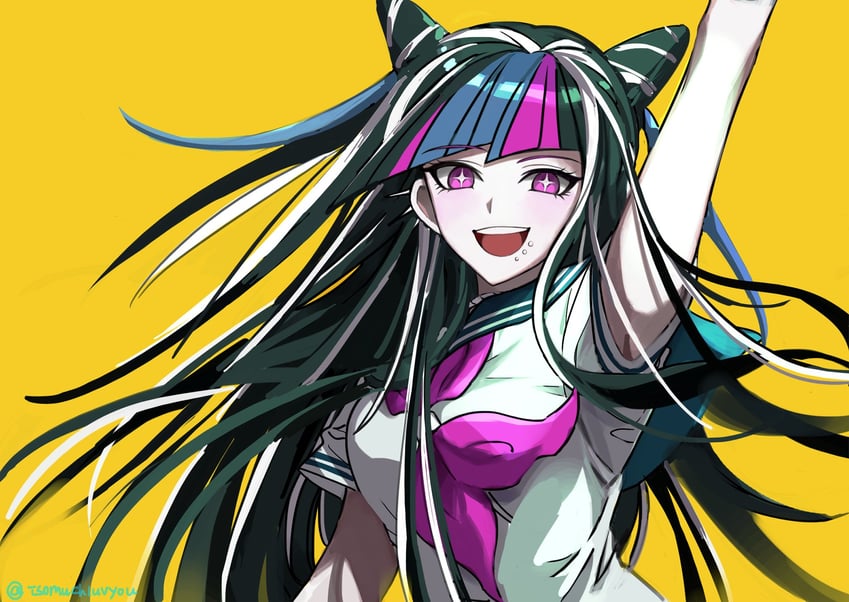 mioda ibuki (danganronpa and 1 more) drawn by iso_(isomuchluvyou)