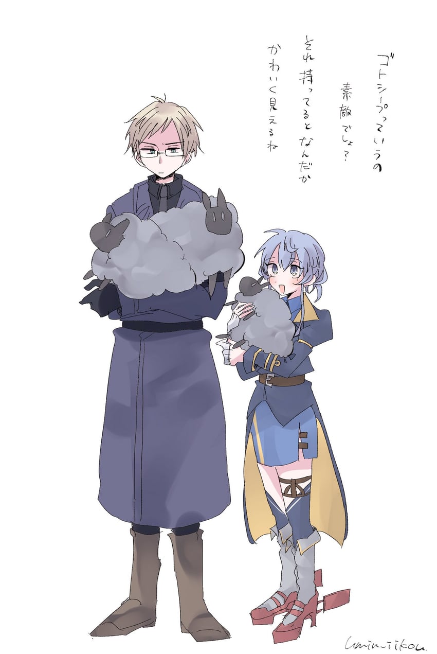 gotland, gotland andra, and sweden (kantai collection and 1 more) drawn by samekun_(samekun_s)