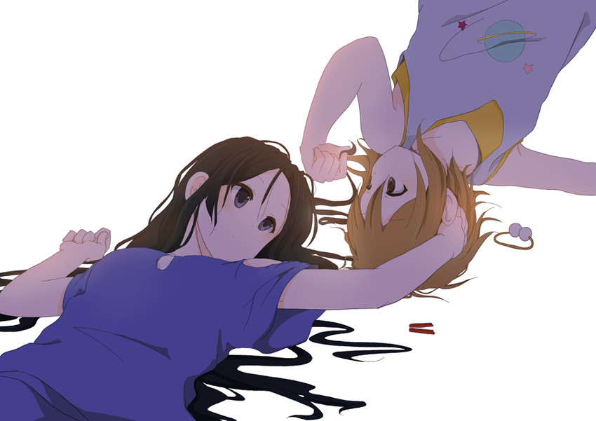 akiyama mio and tainaka ritsu (k-on!) drawn by komugiko