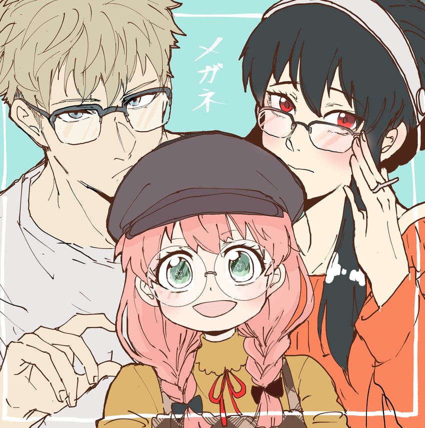 yor briar, anya, and twilight (spy x family) drawn by ly_spyl