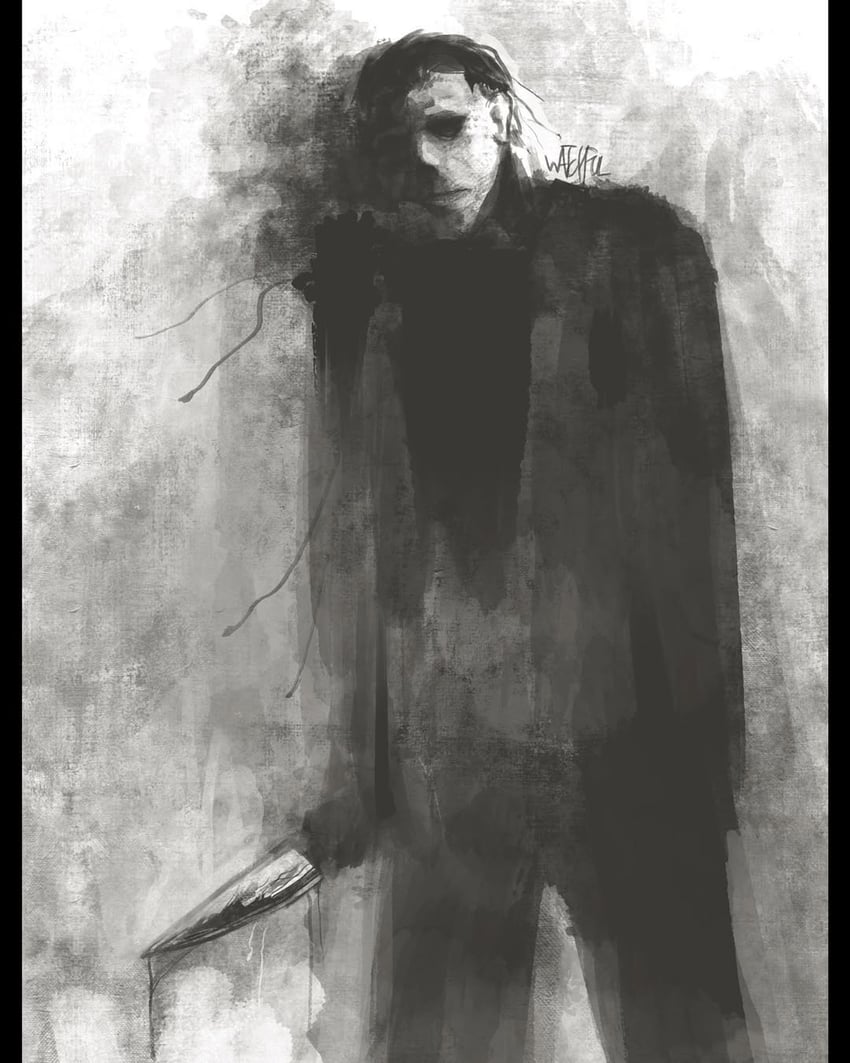 michael myers (halloween) drawn by watchfulart