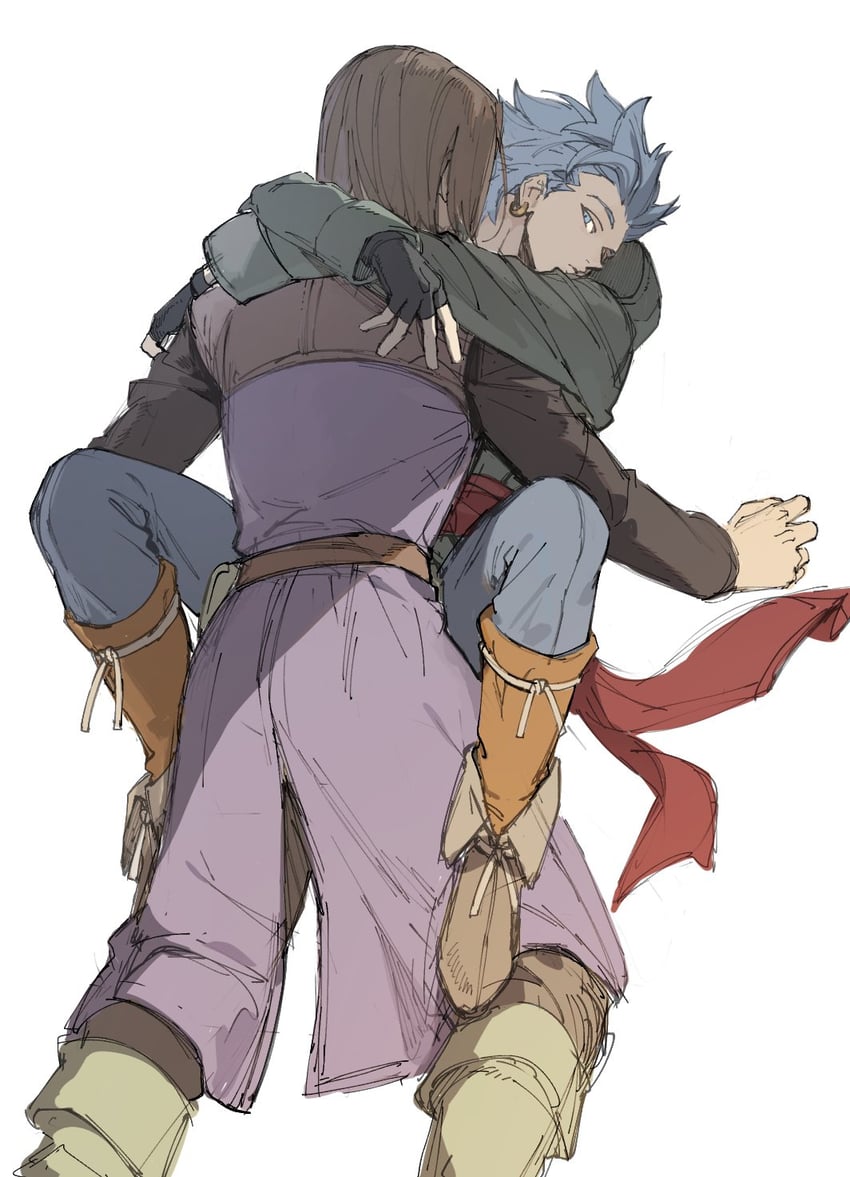hero and camus (dragon quest and 1 more) drawn by ricemune723623