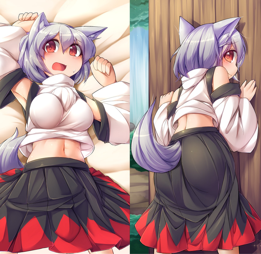 inubashiri momiji (touhou) drawn by fun_bo