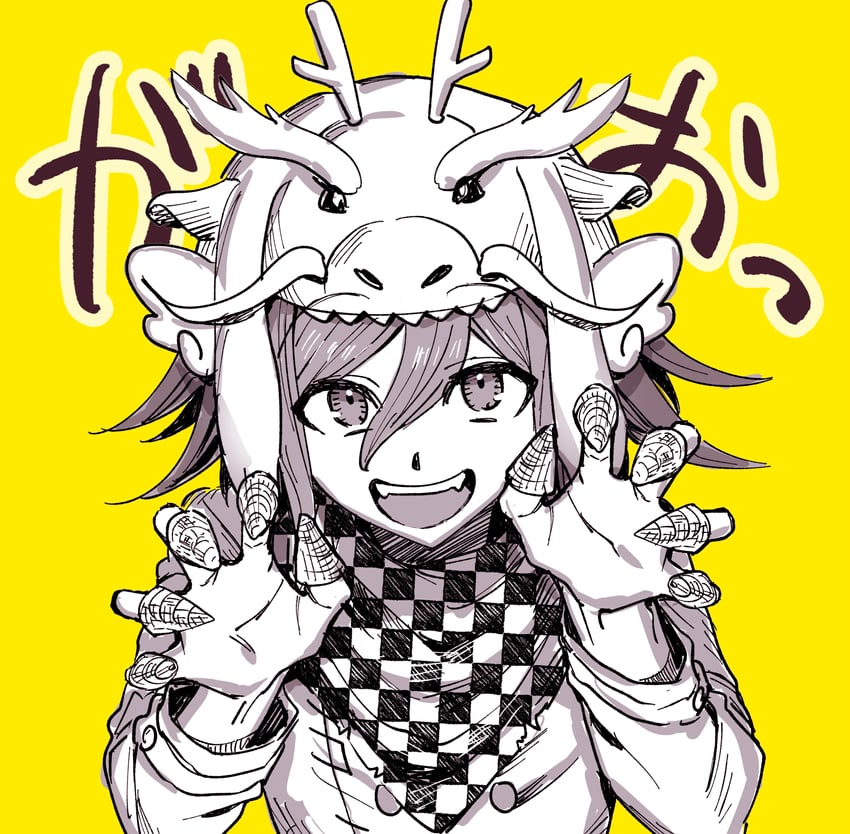 oma kokichi (danganronpa and 1 more) drawn by akira_rnpso