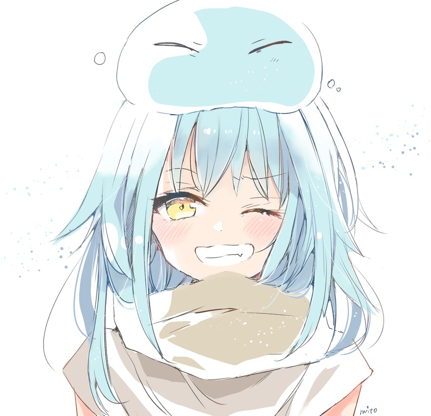 rimuru tempest (tensei shitara slime datta ken) drawn by mito_(go!go!king!)