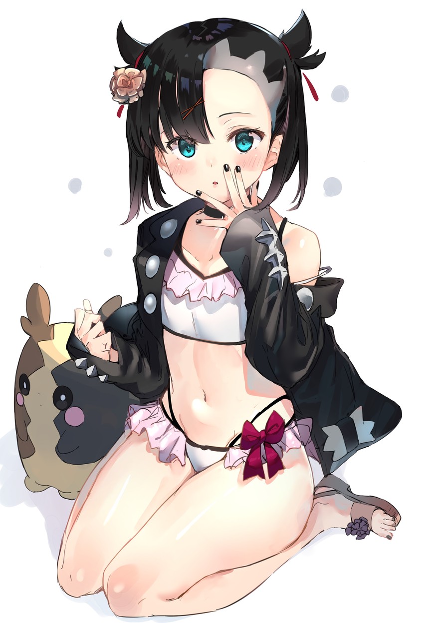 marnie and morpeko (pokemon and 1 more) drawn by ranf