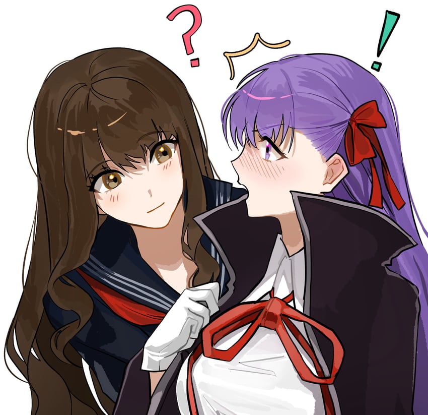 bb and kishinami hakuno (fate and 2 more) drawn by yammu