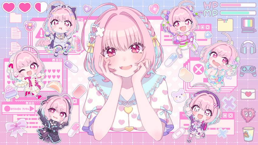 yumemi riamu (idolmaster and 1 more) drawn by haohao_chaozu