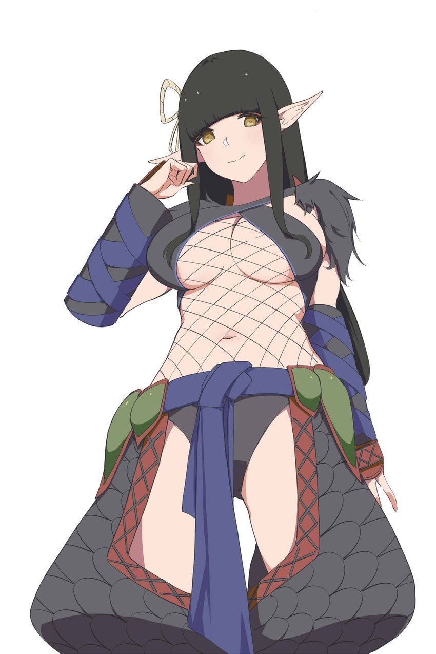 hinoa (monster hunter and 1 more) drawn by boyin