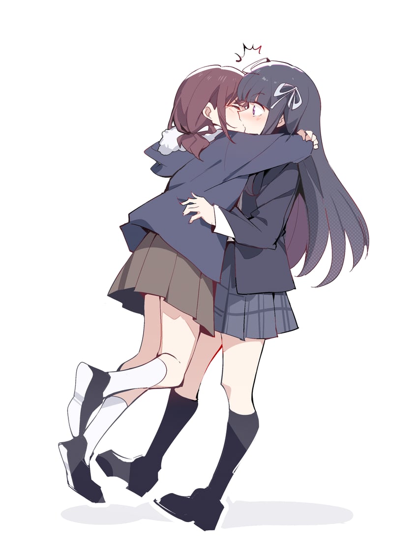 iseri nina and awa subaru (girls band cry) drawn by zhanzhangzlw