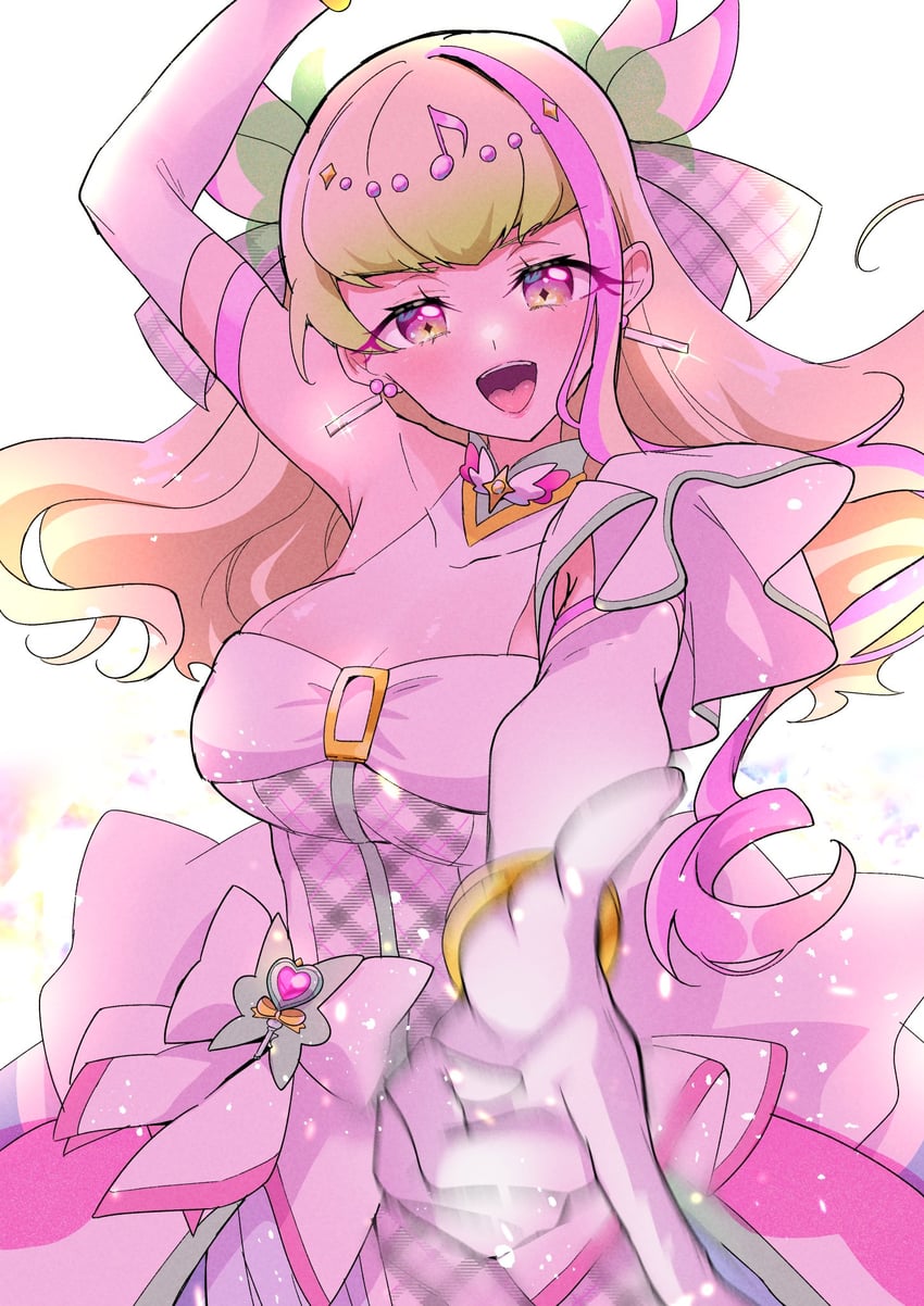 cure zukyuun and purirun (precure and 1 more) drawn by mikorin