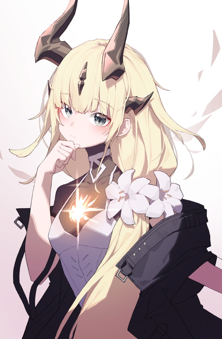 reed and reed the flame shadow (arknights) drawn by beudelb