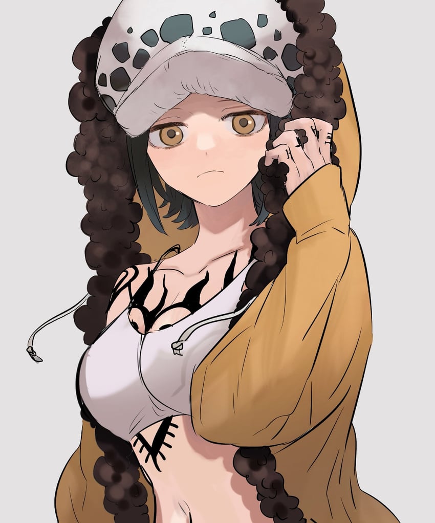 Trafalgar law one piece drawn by chacoma danbooru