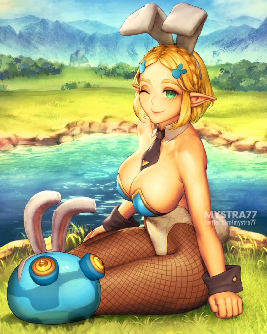 chuchu (the legend of zelda and 1 more) drawn by mystra77