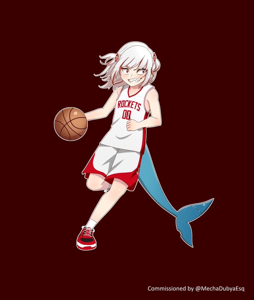 gawr gura (hololive and 4 more) drawn by snkagawa