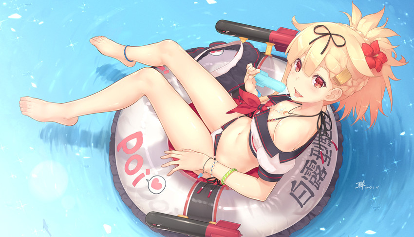 yuudachi and yuudachi kai ni (kantai collection) drawn by dan_(kumadan)