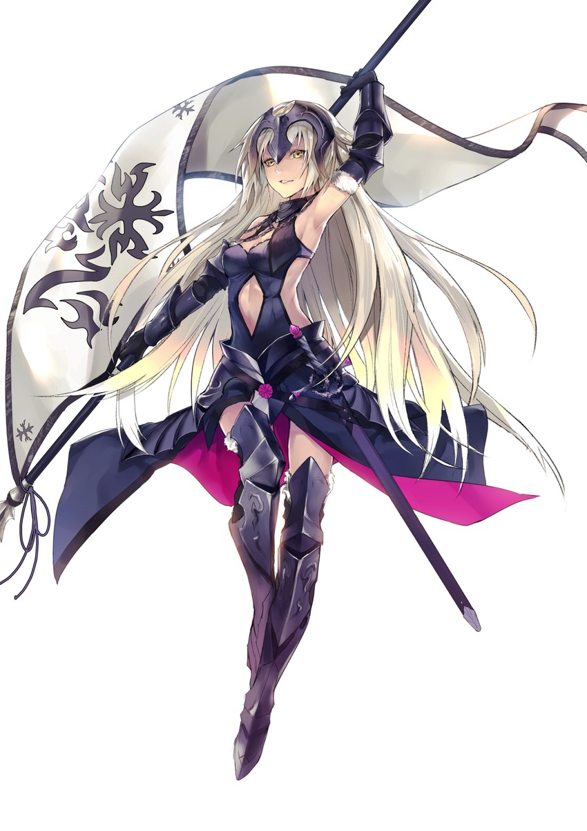 jeanne d'arc alter (fate and 1 more) drawn by applekun